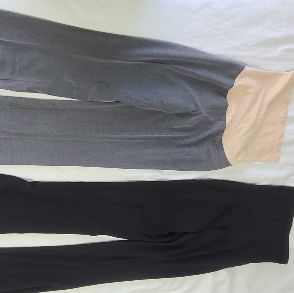 Two Maternity Dress Pants